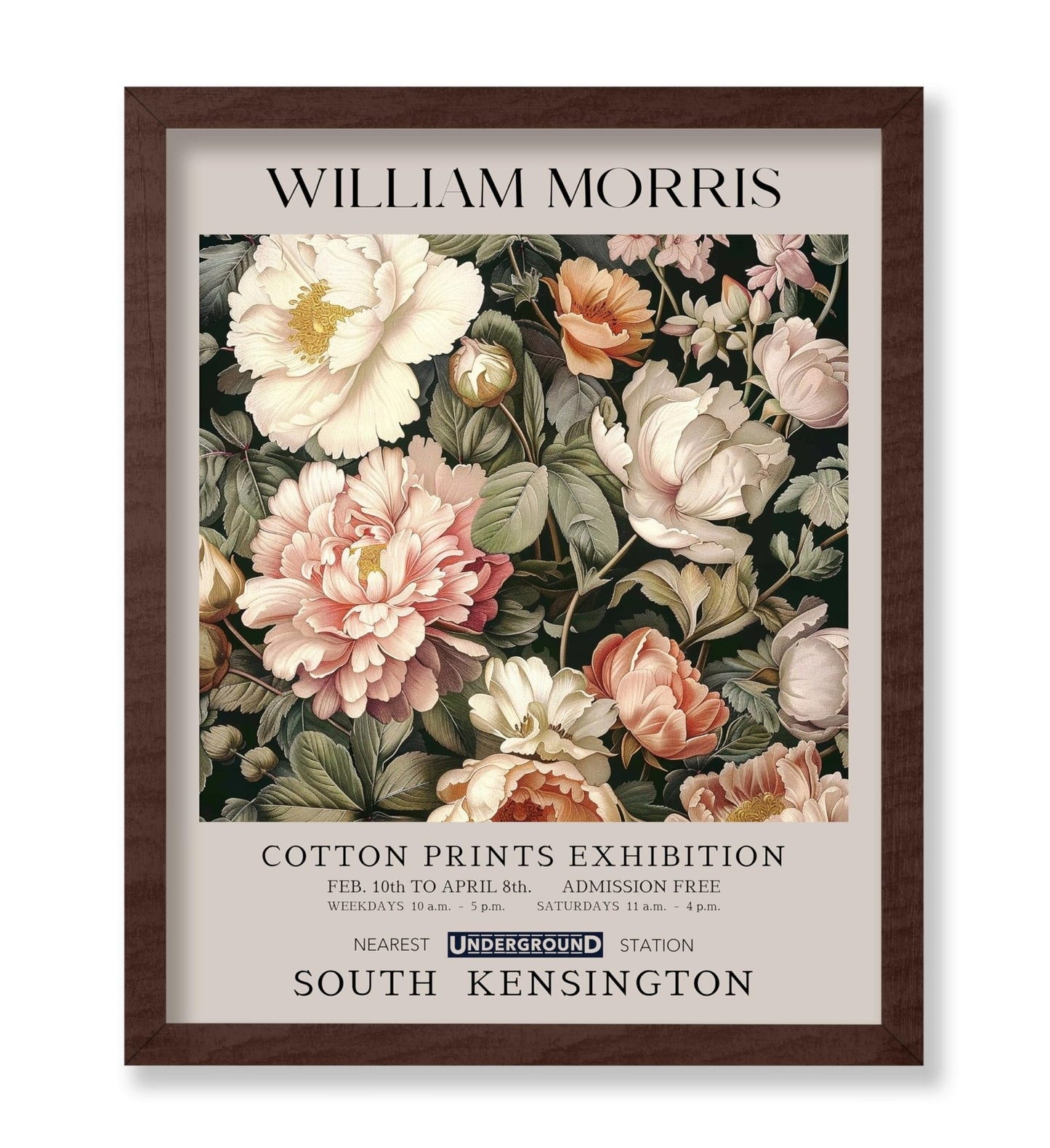 William Morris - Pink Peonies