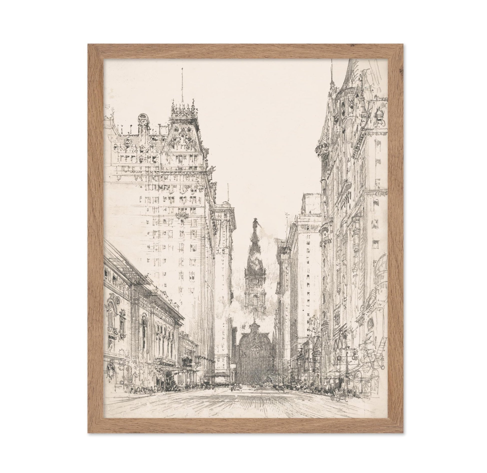 Looking Up Broad Street