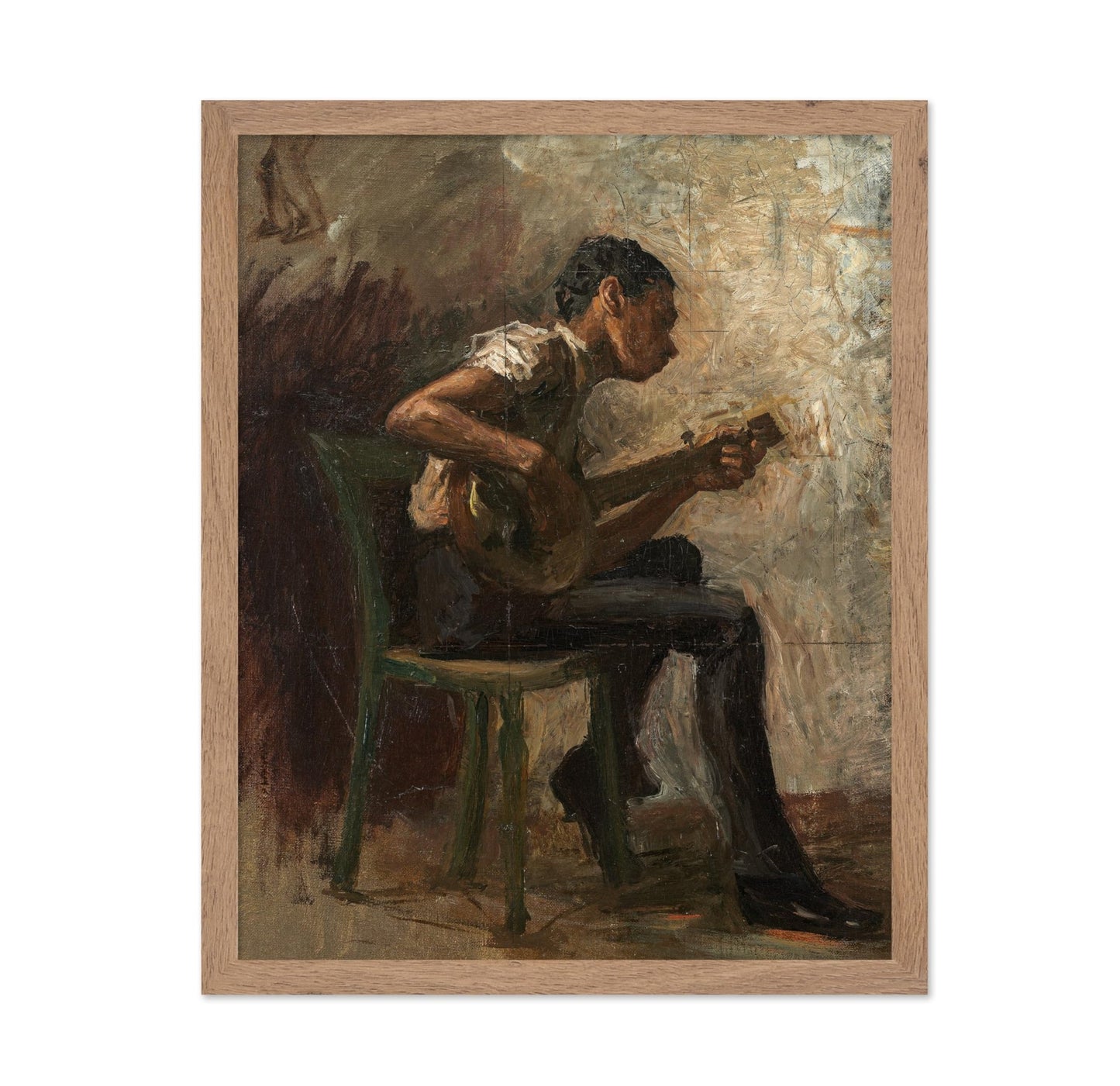 Boy Playing Banjo