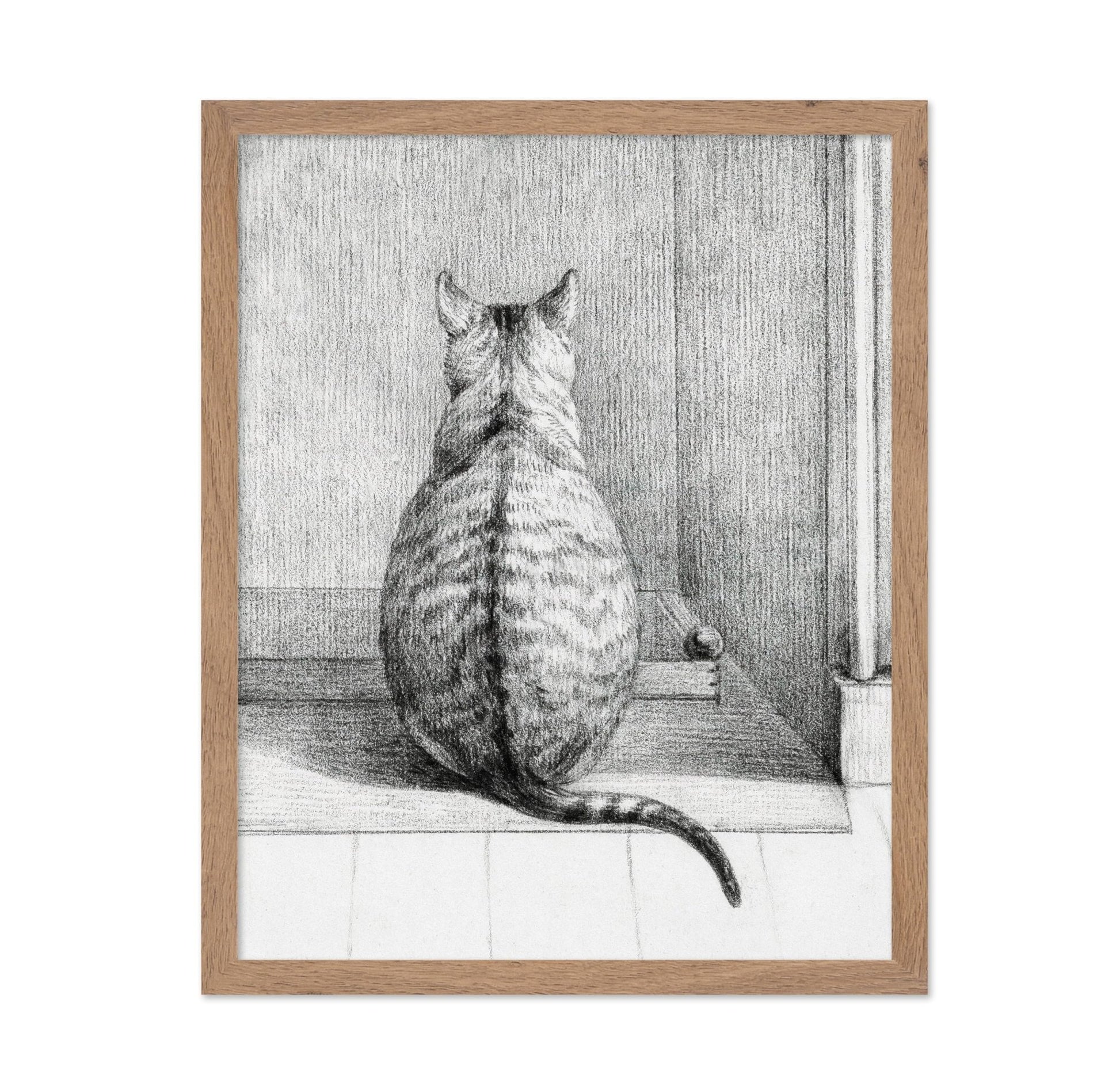 Jean Bernard - Sitting Cat
