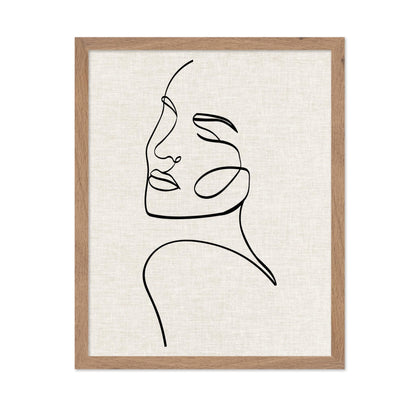 Woman Face Outline No2