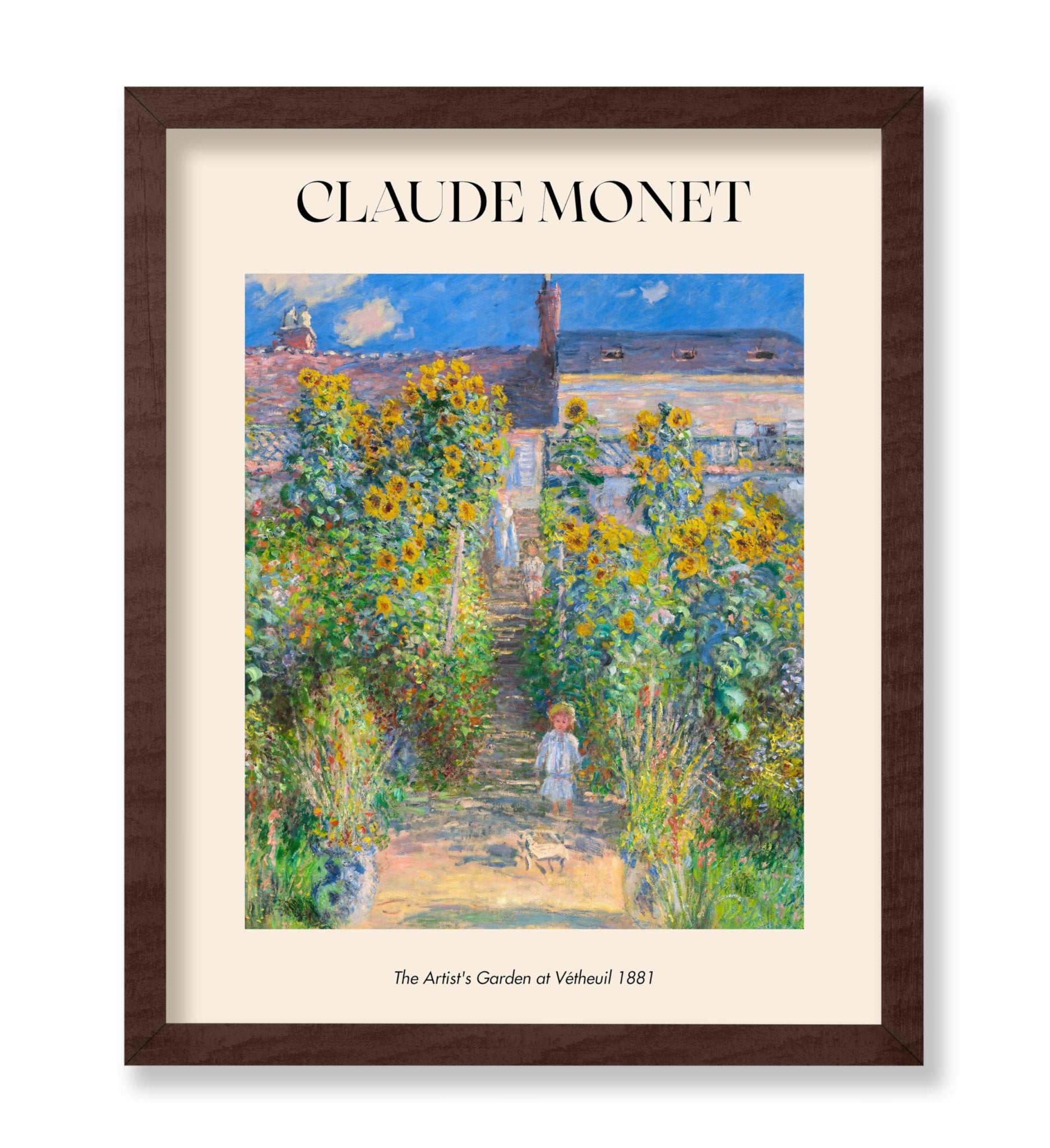 Claude Monet - The Artist's Garden at Vetheuil