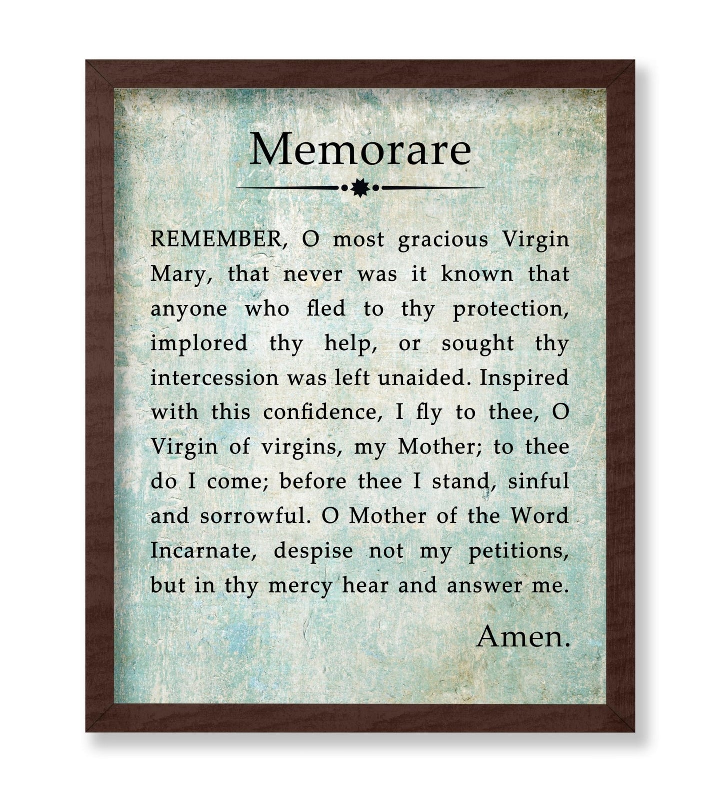 Memorare Prayer