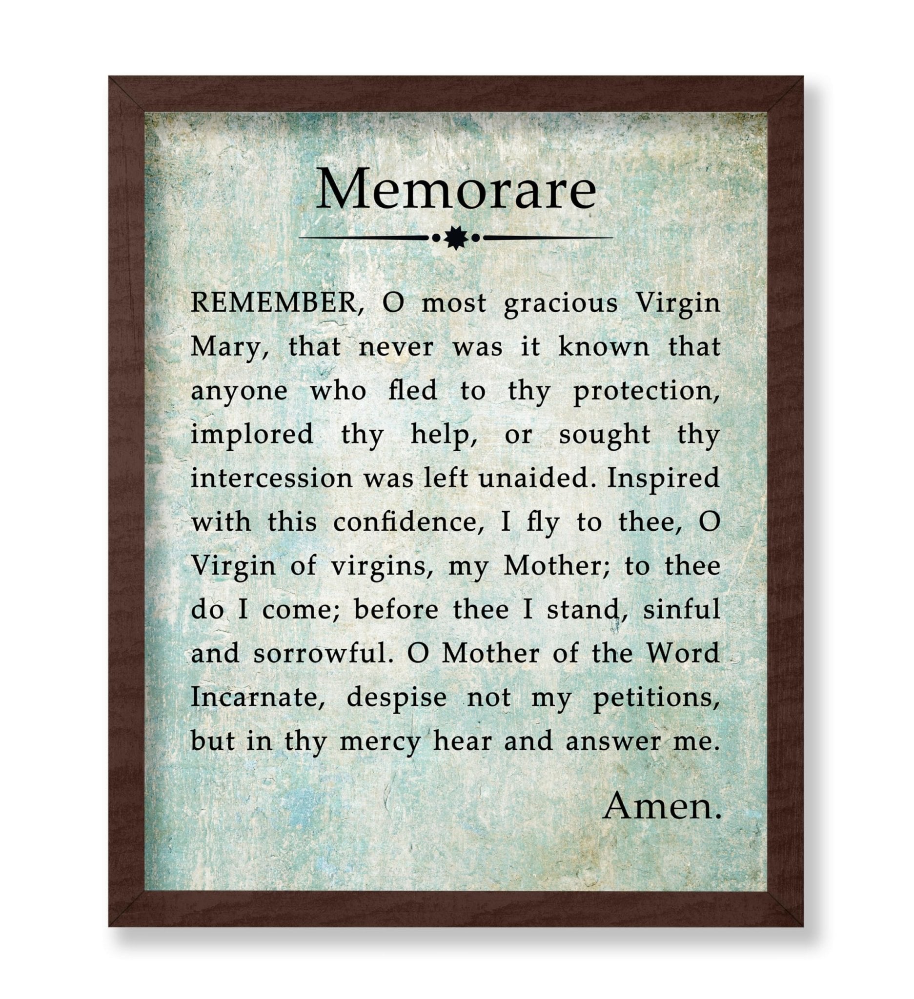 Memorare Prayer