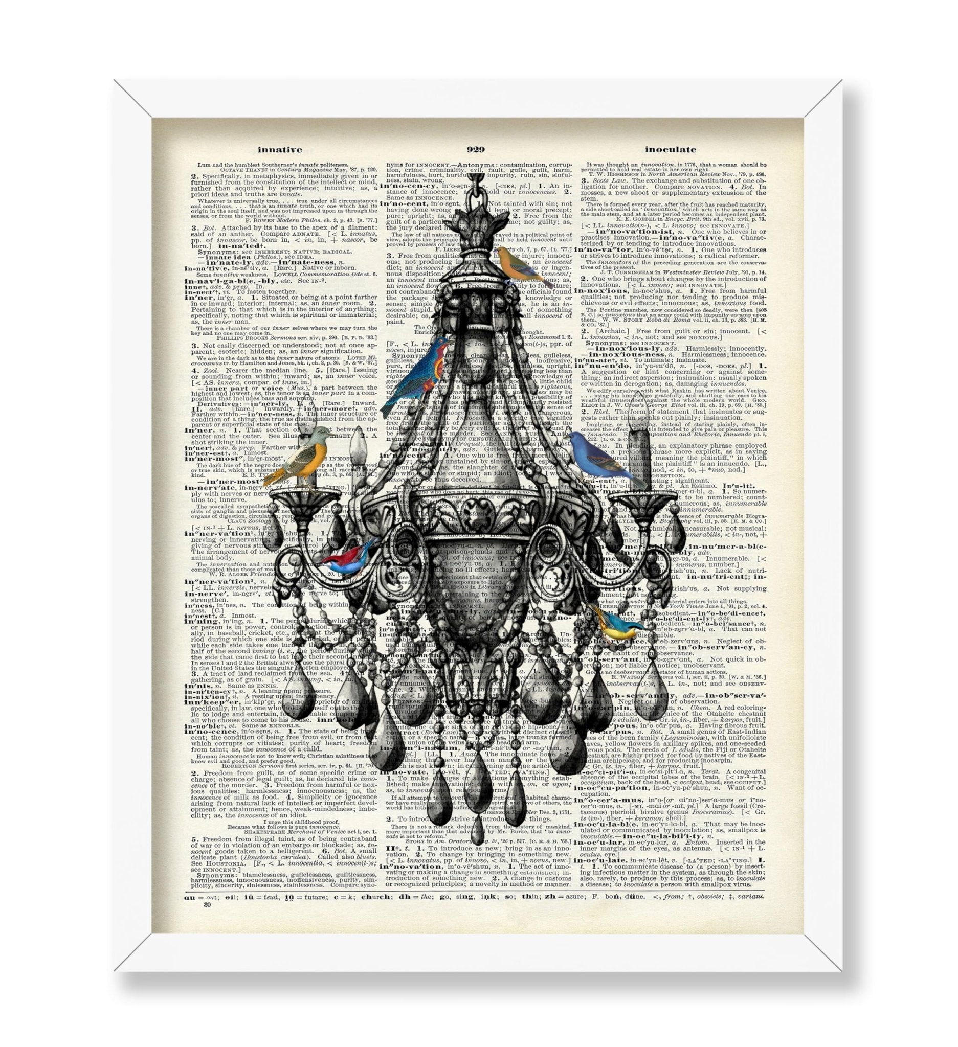 Hummingbirds on Chandelier