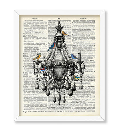 Hummingbirds on Chandelier