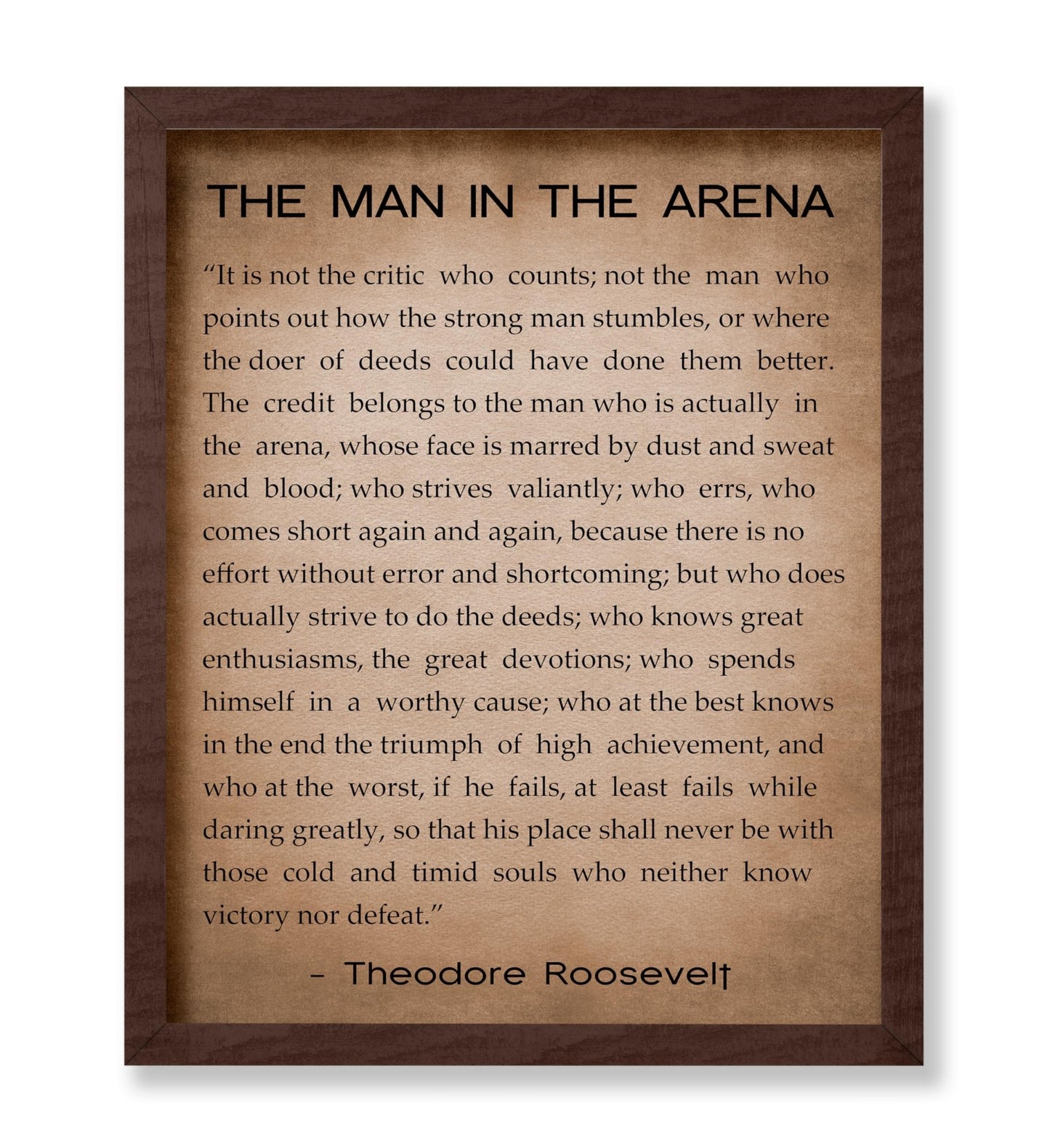Man in the Arena
