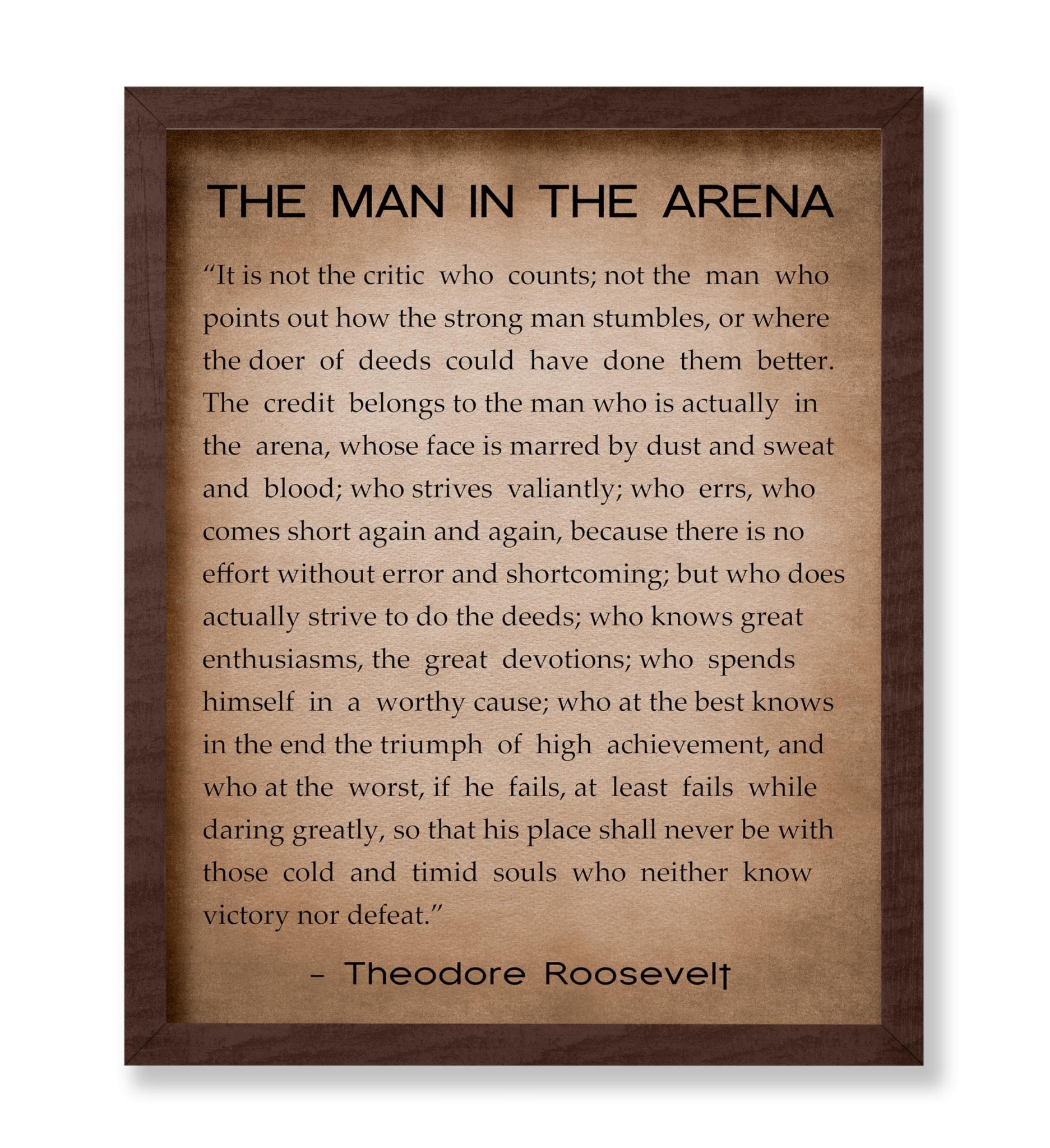 Man in the Arena