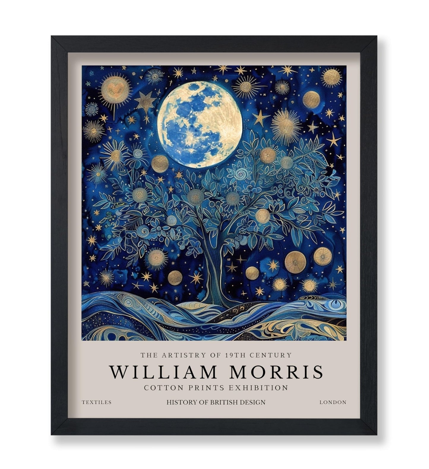 William Morris - Moon & Stars No5