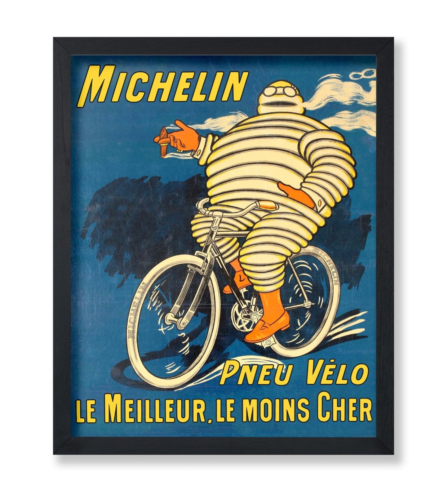 Tire Man on Bicycle