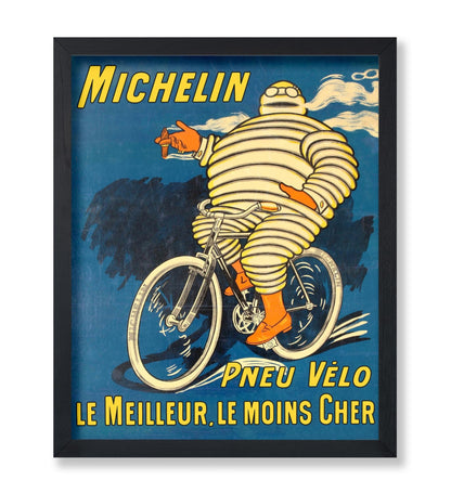 Tire Man on Bicycle