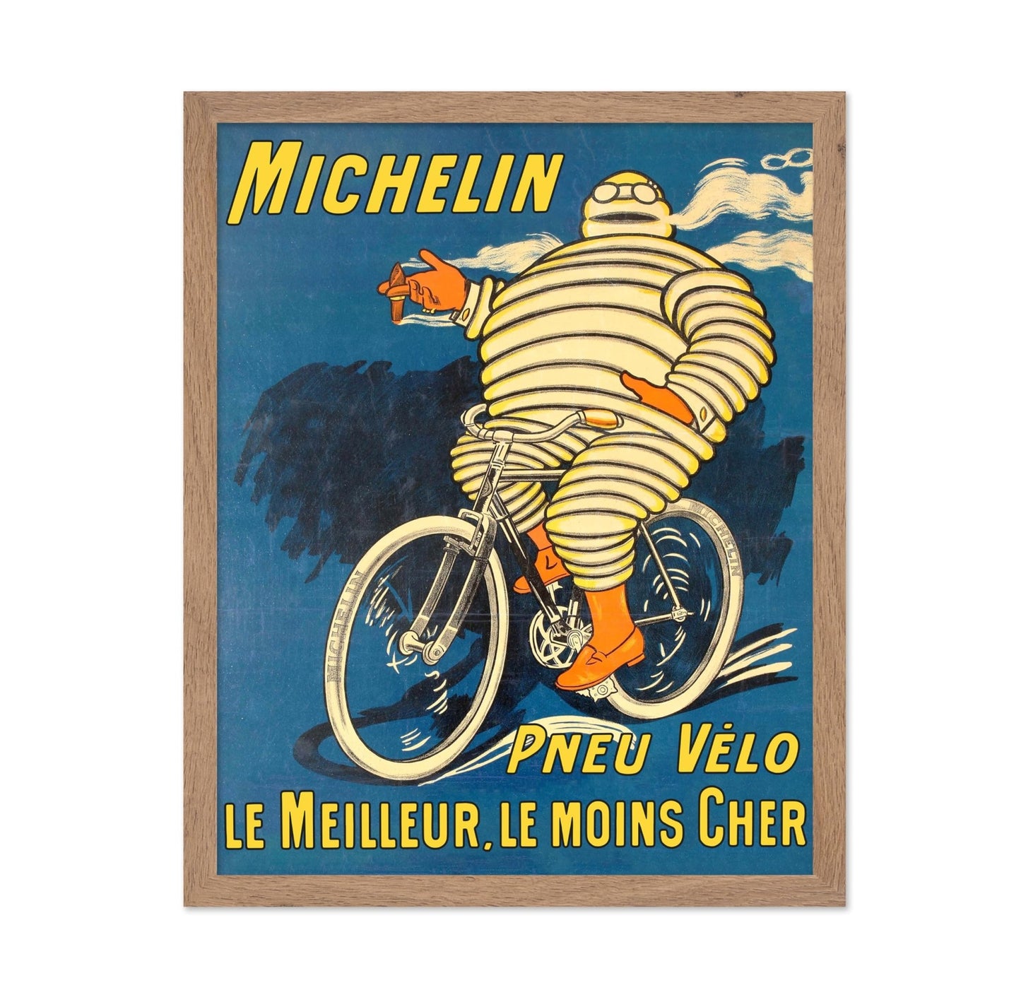 Tire Man on Bicycle