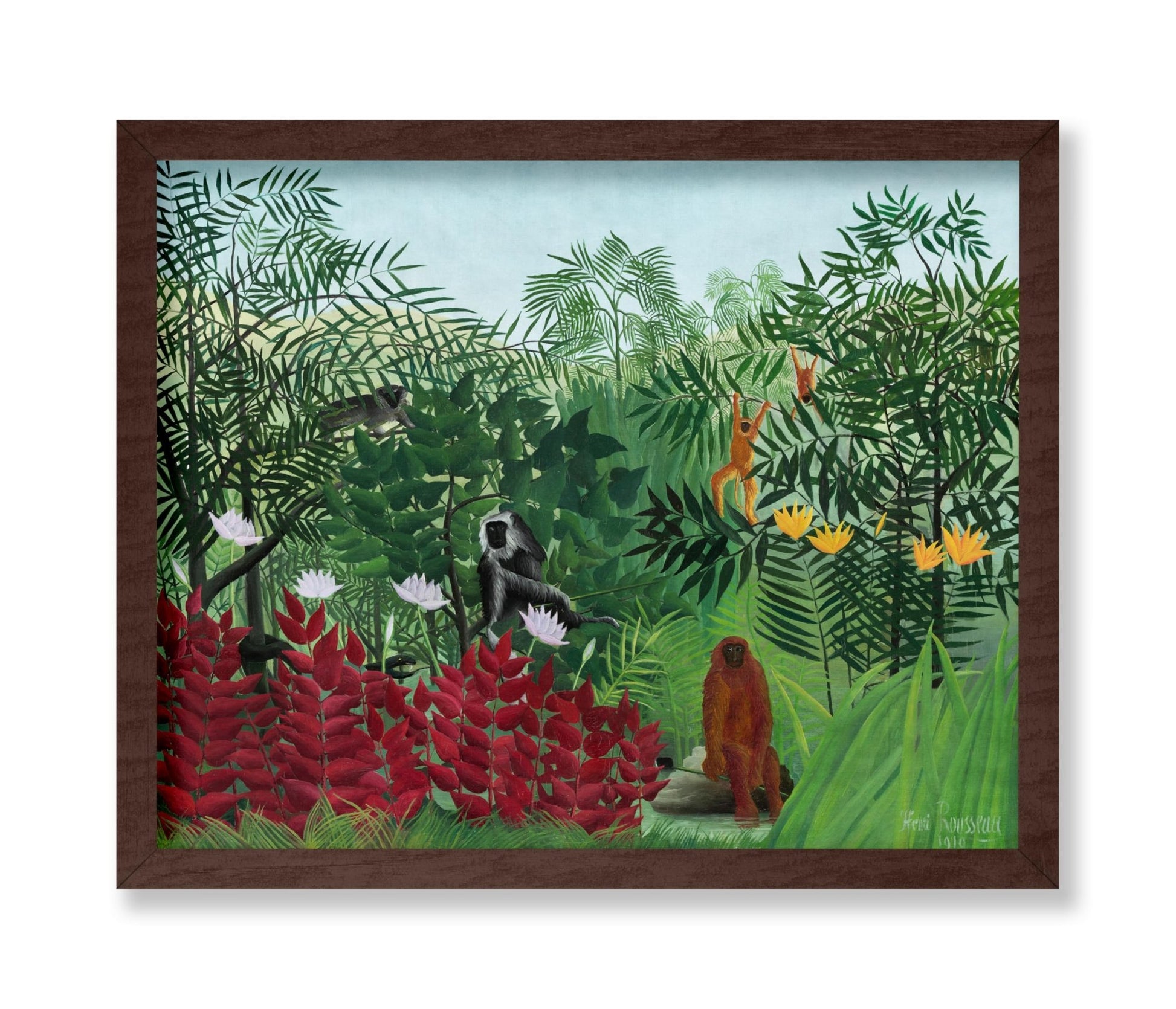 Henri Rousseau - Tropical Forest
