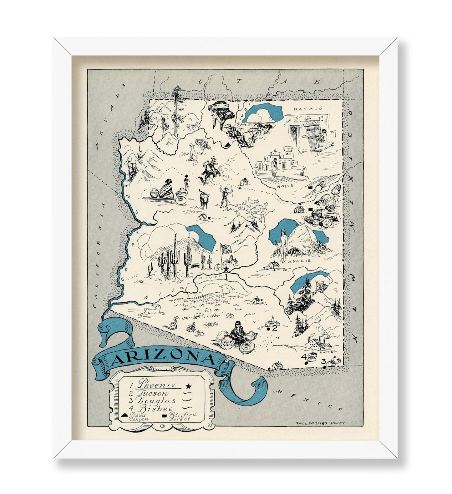 Arizona Pictorial Map