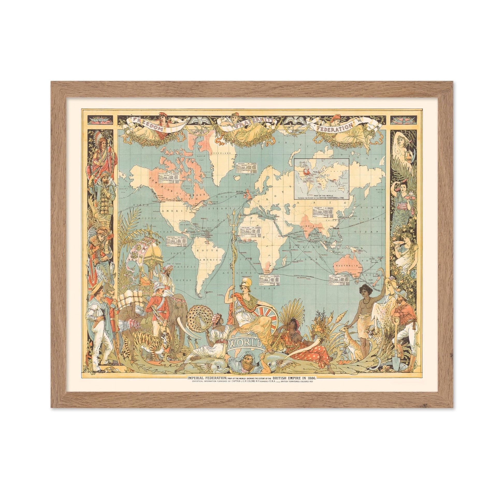 Imperial Federation Map of the World