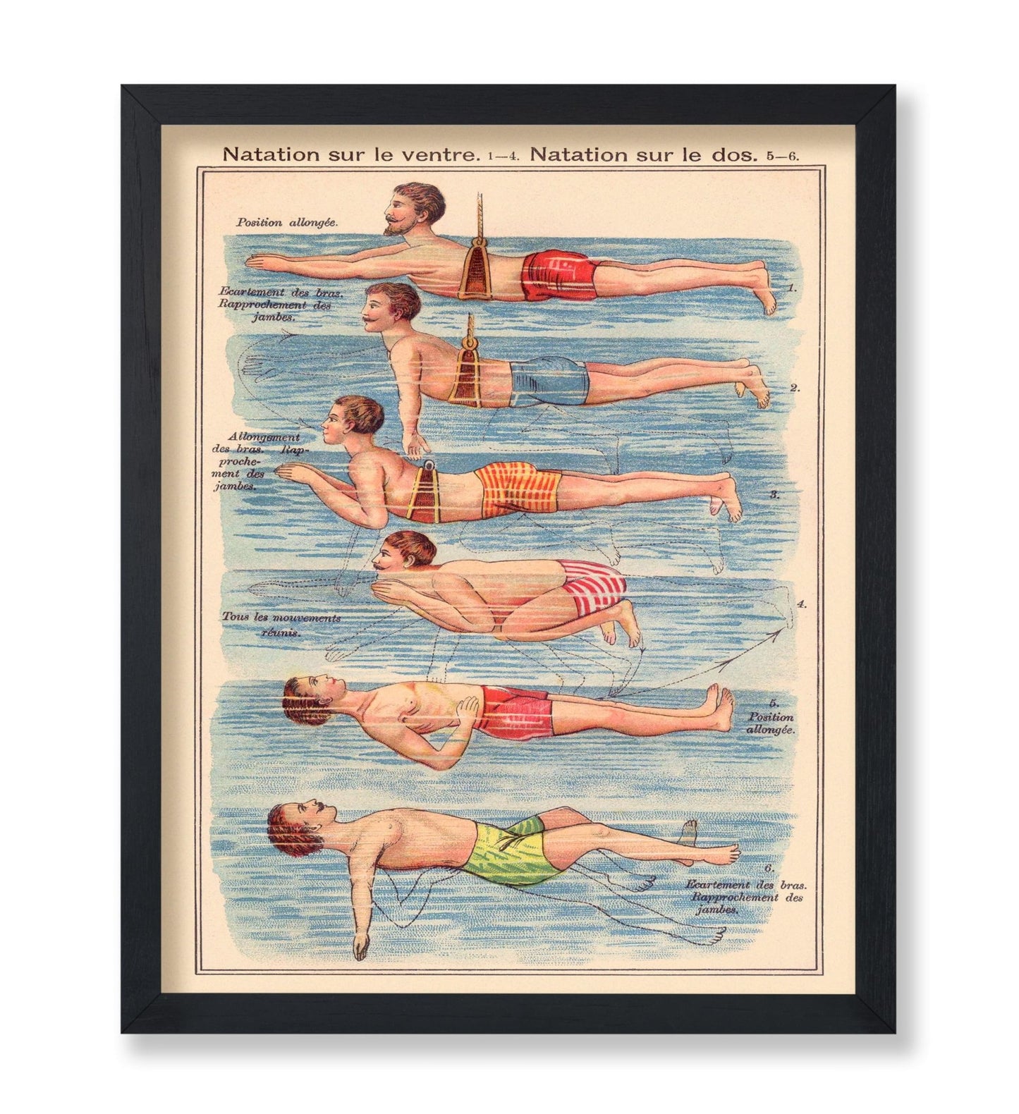 Friedrich Eduard Bilz - Natation