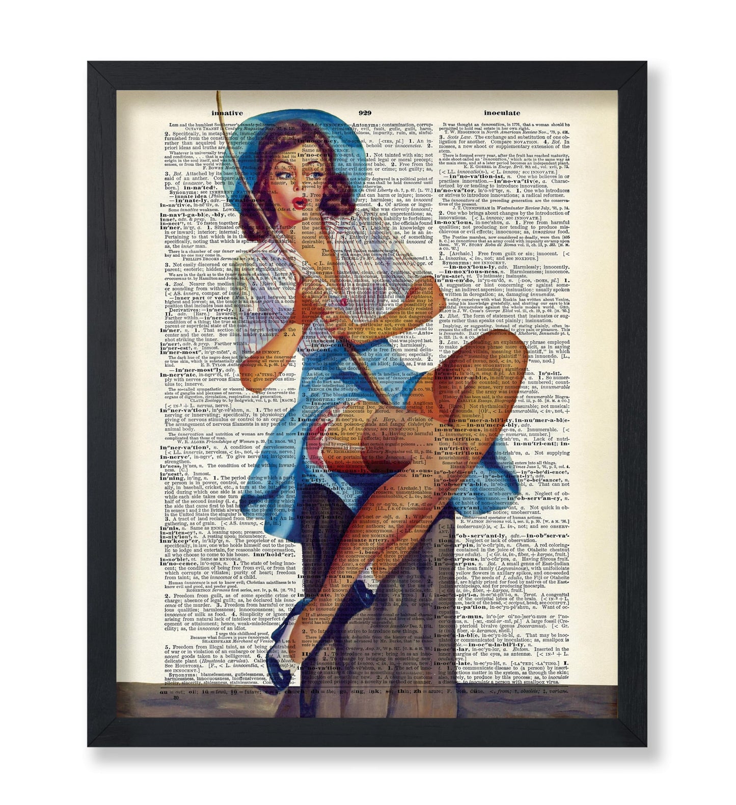 Pin-Up Girl Fishing