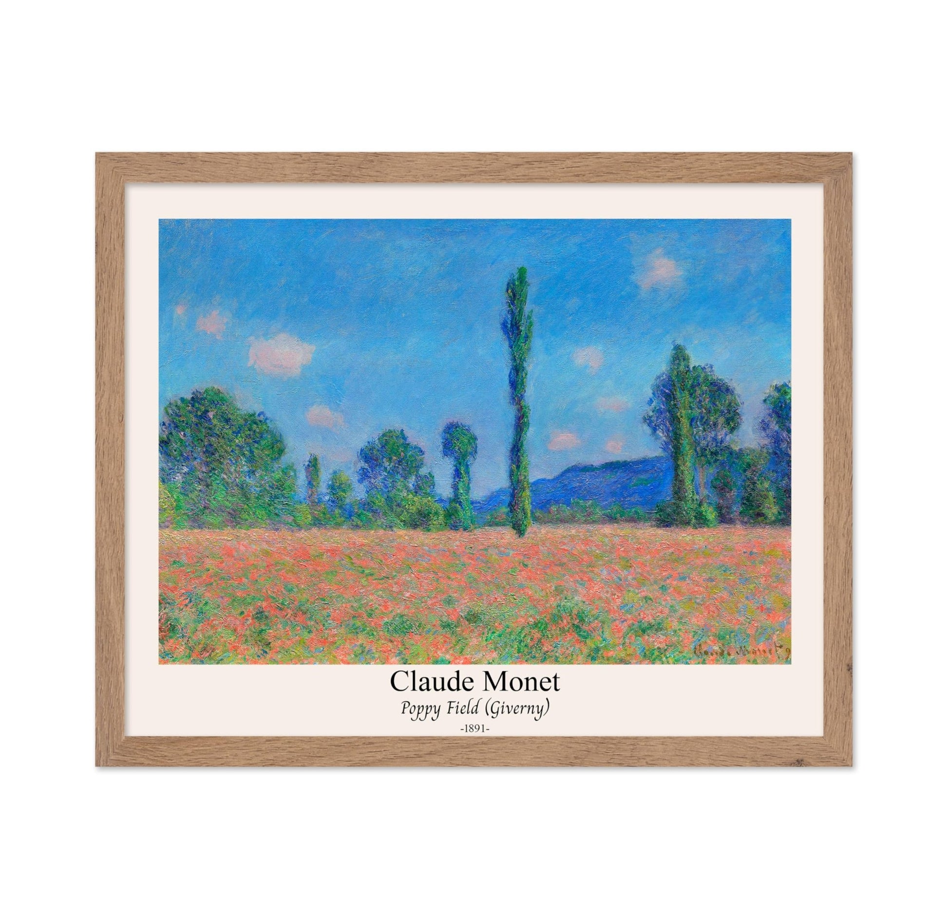 Claude Monet - Poppy Field No1