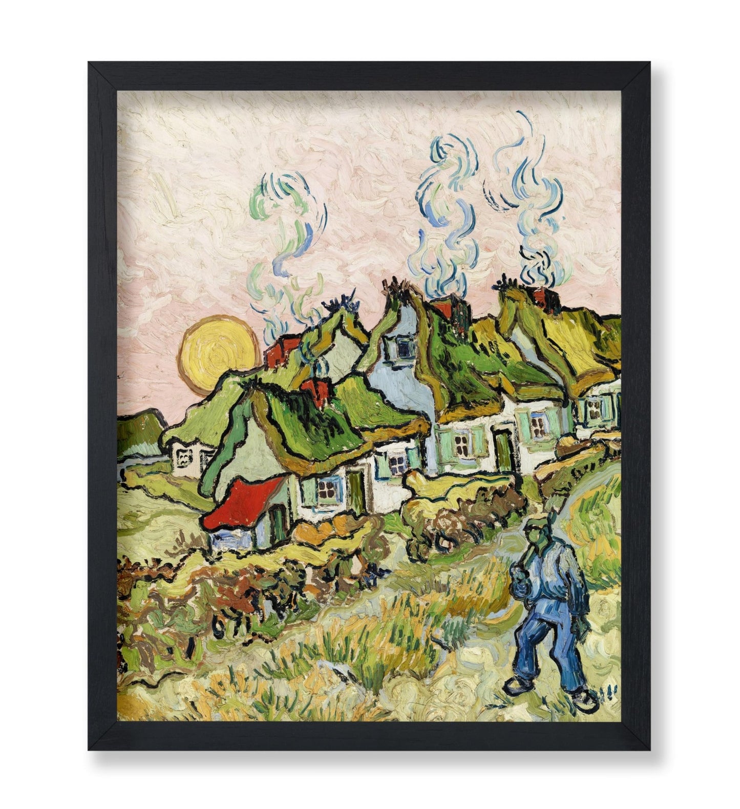 Van Gogh - Houses and Figure