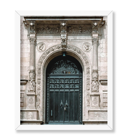 Red Limestone Decorated Gate