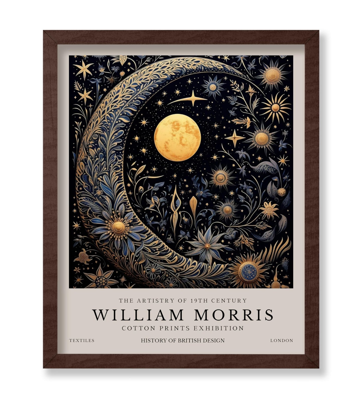 William Morris - Moon & Stars No1