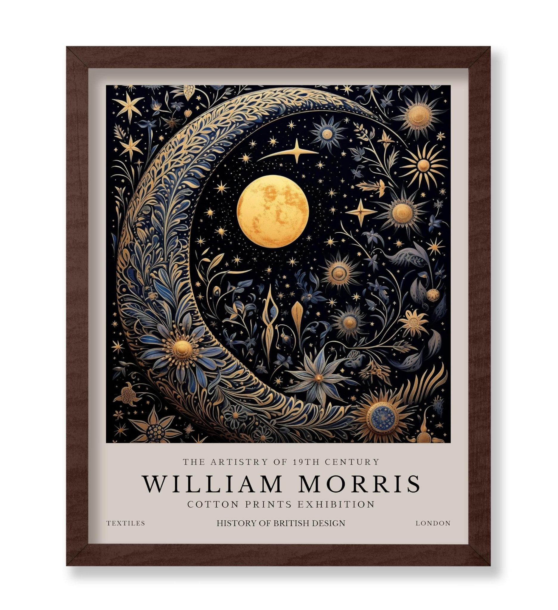 William Morris - Moon & Stars No1