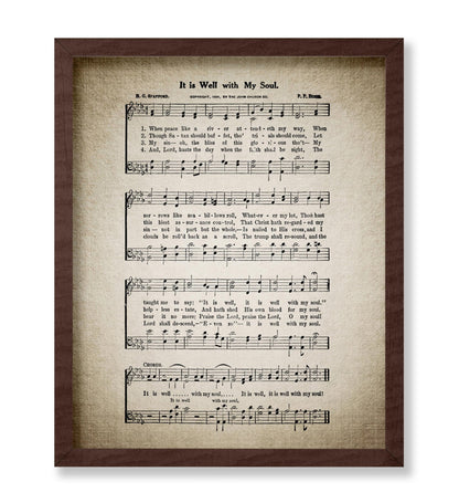 It Is Well With My Soul Hymnal Sheet No1
