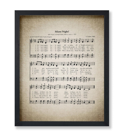 Silent Night Hymnal Sheet