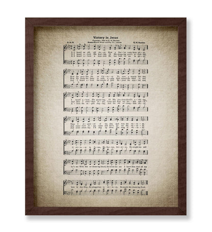 Victory in Jesus Hymnal Sheet