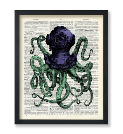 Kraken With Helmet