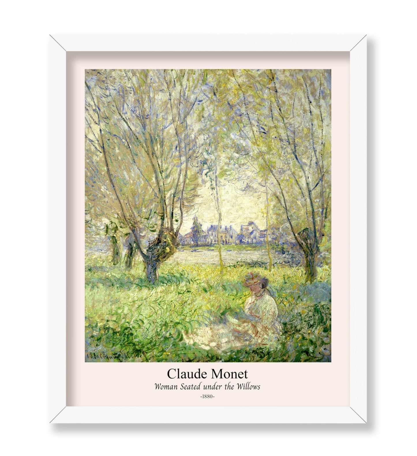 Claude Monet - Woman Seated Under the Willows