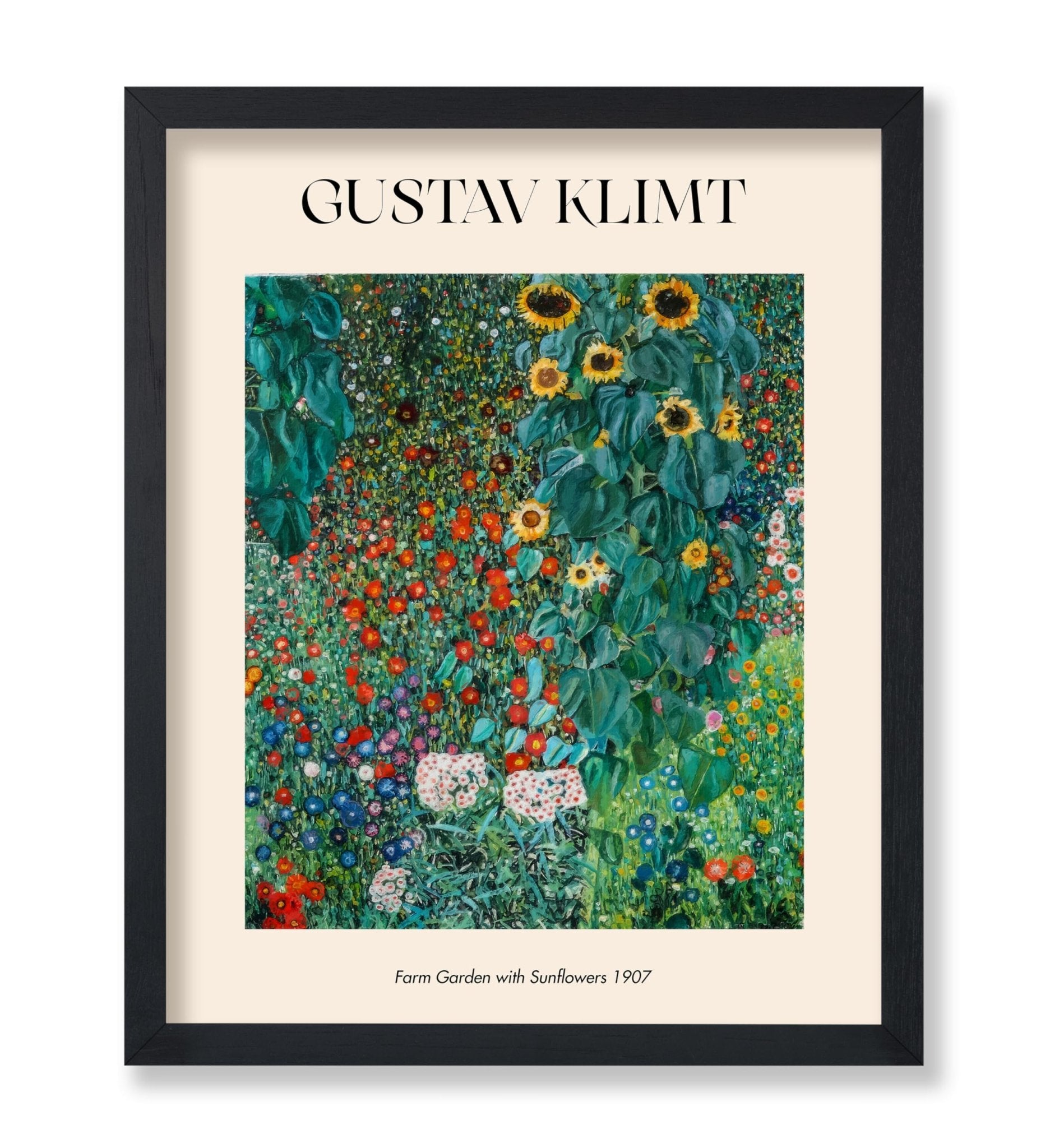 Gustav Klimt - Flower Garden with Sunflowers