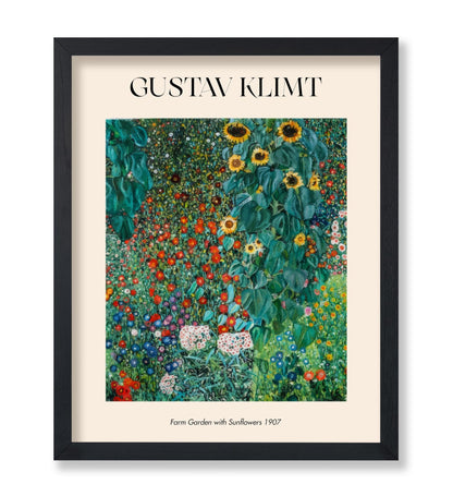Gustav Klimt - Flower Garden with Sunflowers