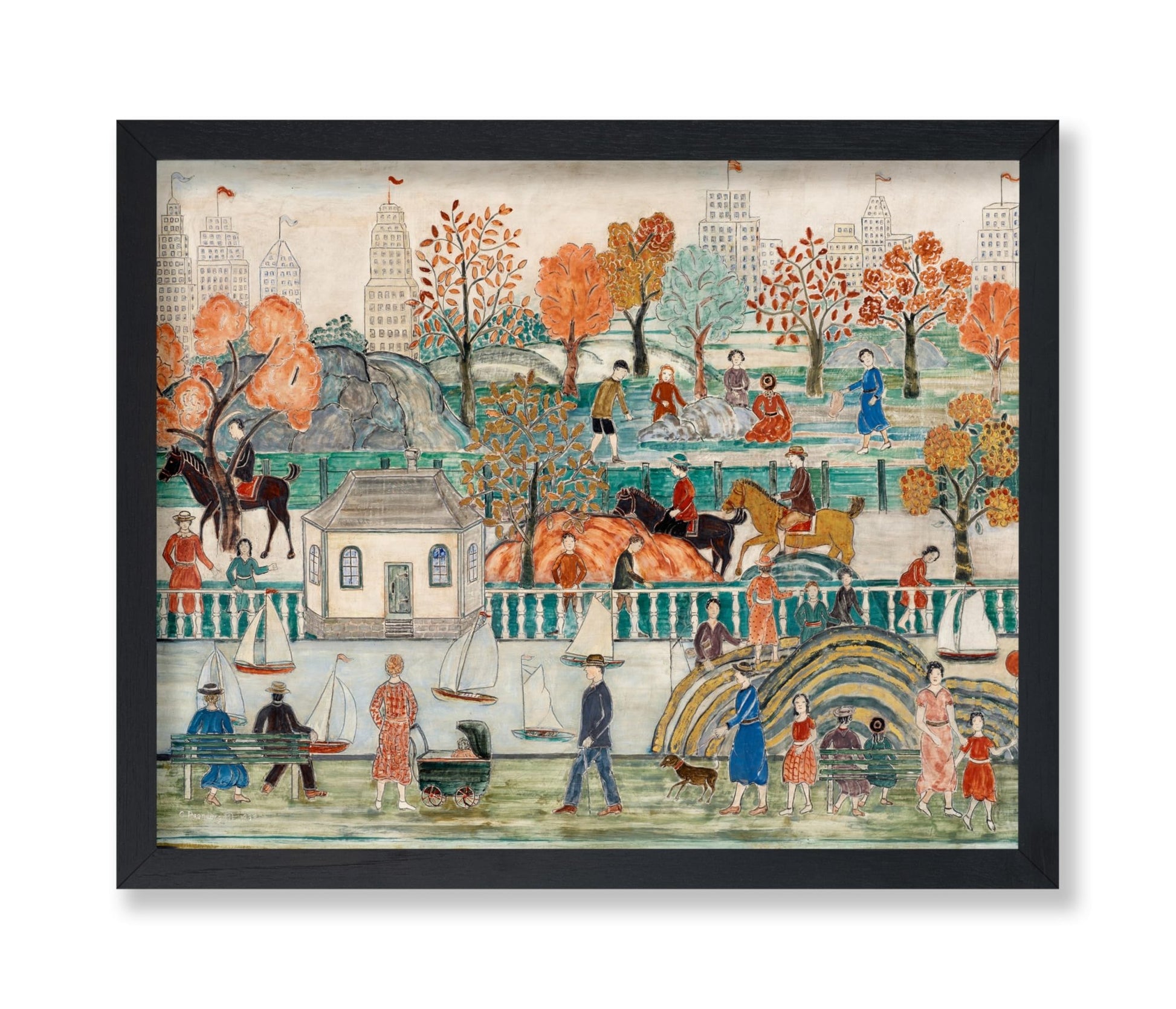 Charles Prendergast - Central Park