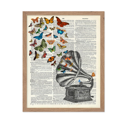 Phonograph and Butterflies