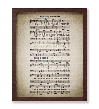 What A Day That Will Be Hymnal Sheet