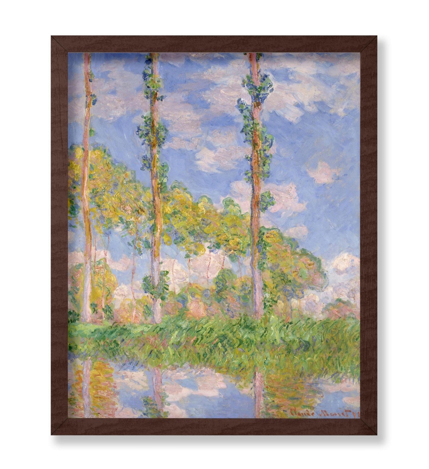 Claude Monet - Poplars in the Sun No2