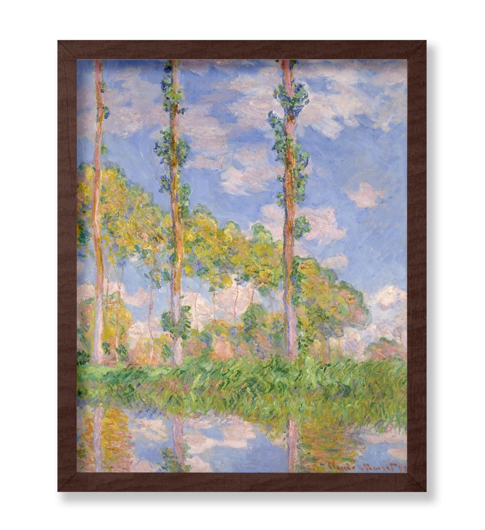 Claude Monet - Poplars in the Sun No2