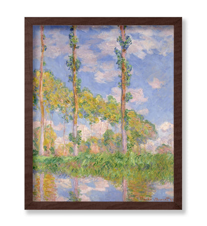Claude Monet - Poplars in the Sun No2