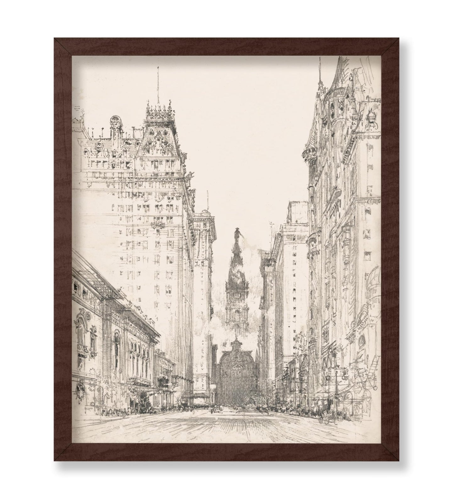 Looking Up Broad Street