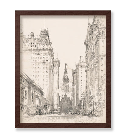 Looking Up Broad Street