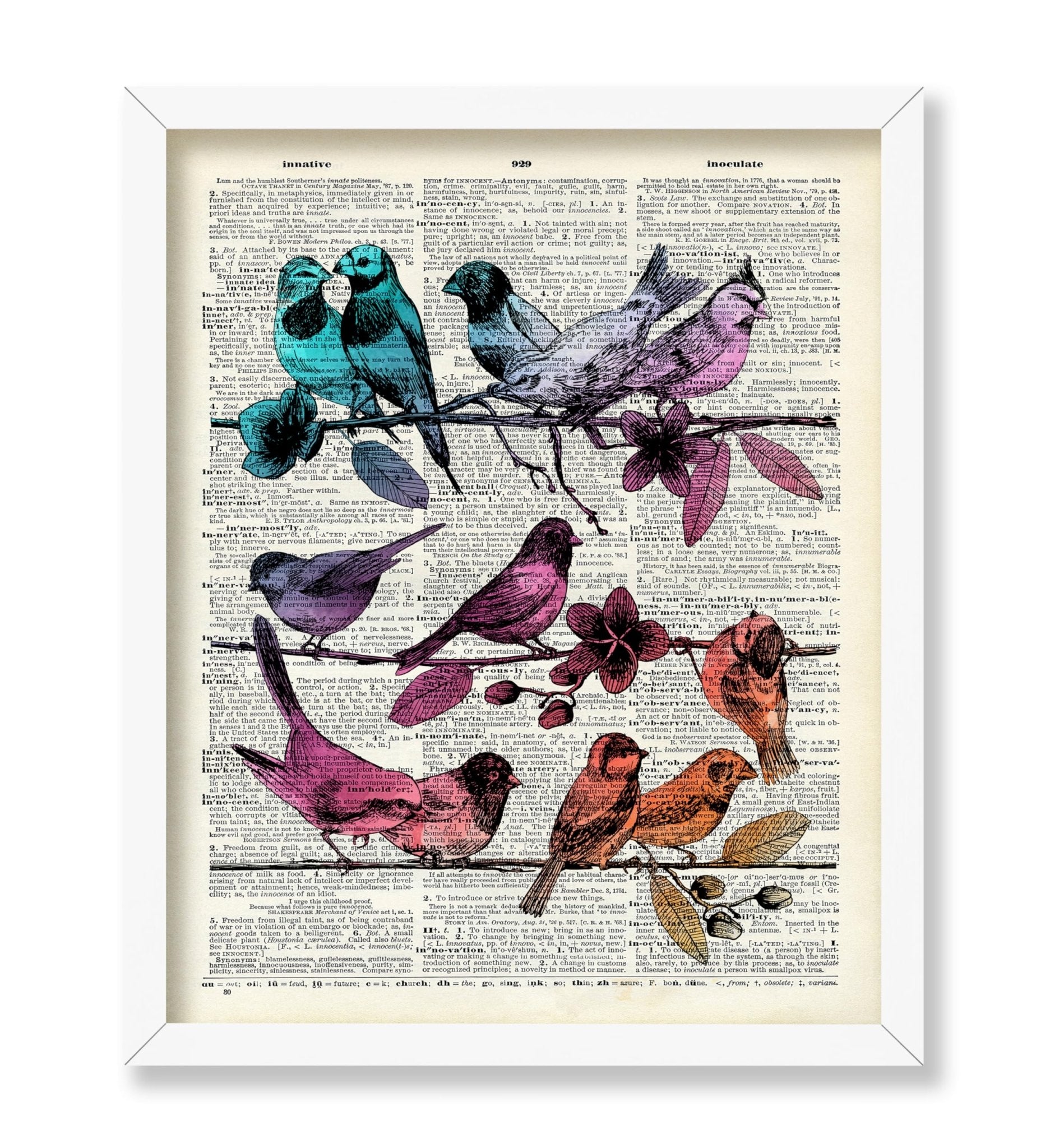 Hummingbirds on Branches