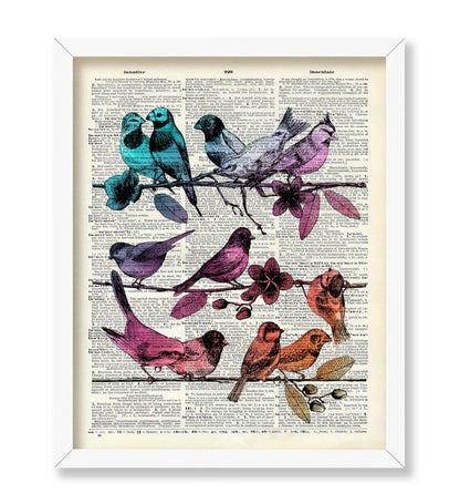 Hummingbirds on Branches