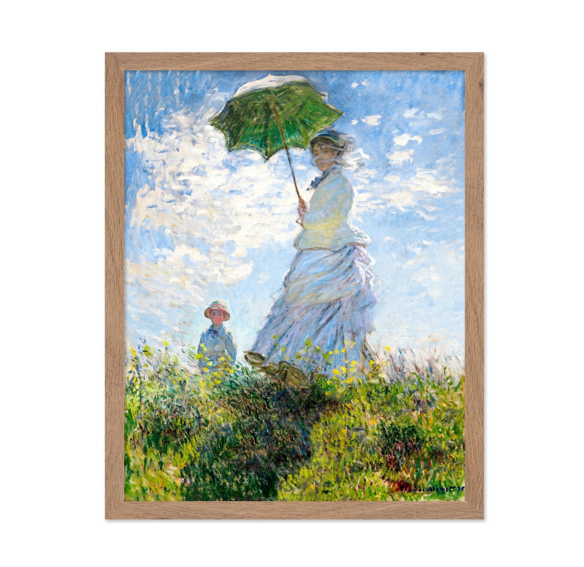 Claude Monet - Woman With a Parasol No3