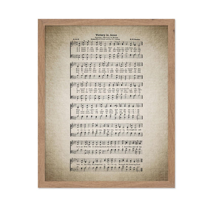 Victory in Jesus Hymnal Sheet