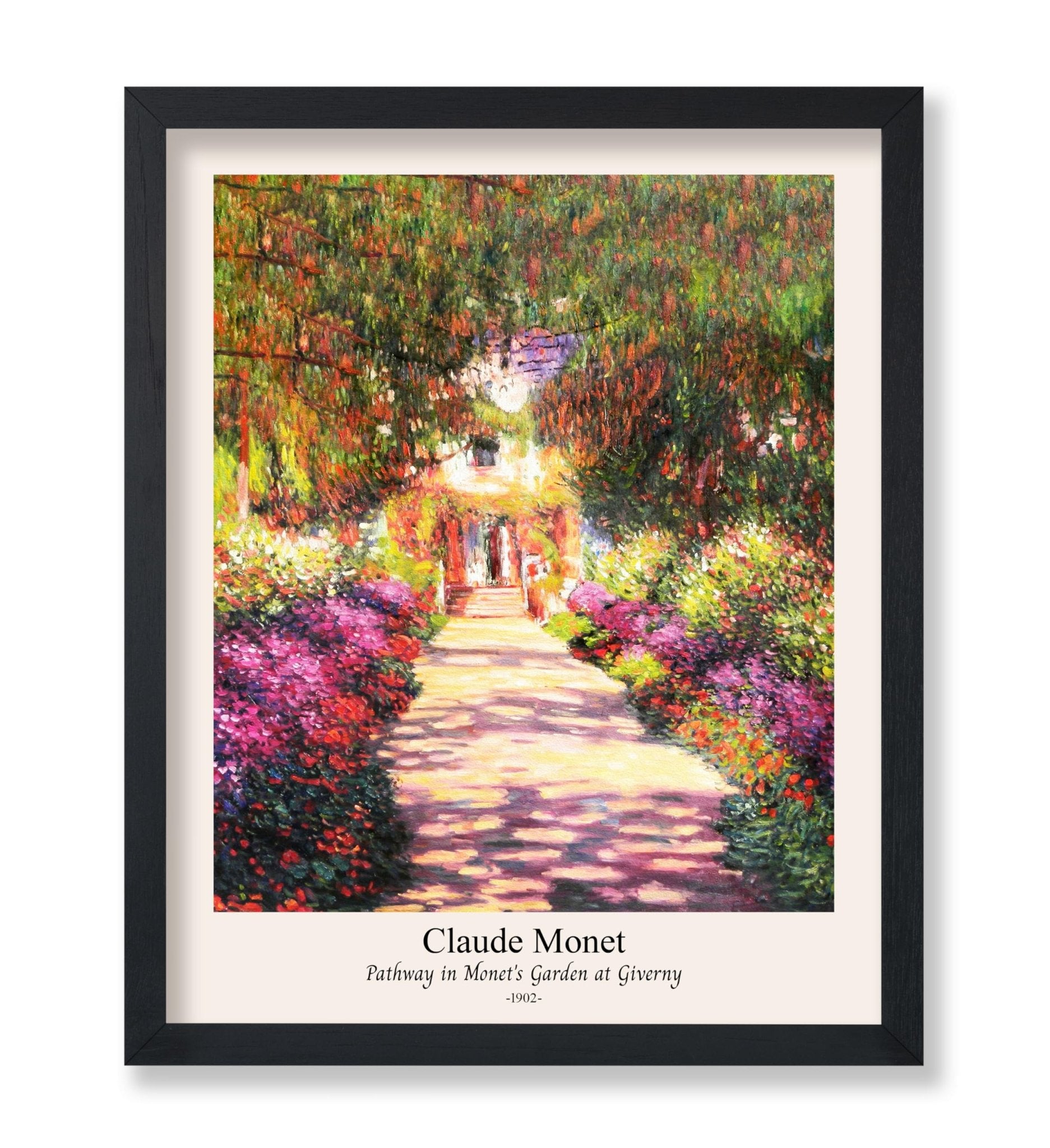 Claude Monet - Pathway in Monet's Garden