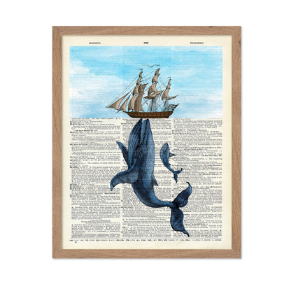 Blue Whales and Ship