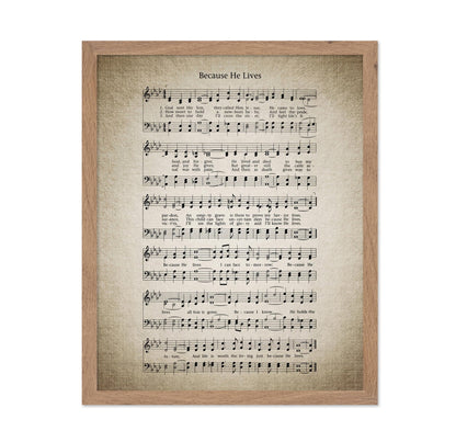 Because He Lives Hymnal Sheet