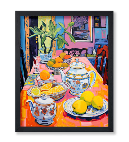 Fruits and Teapot