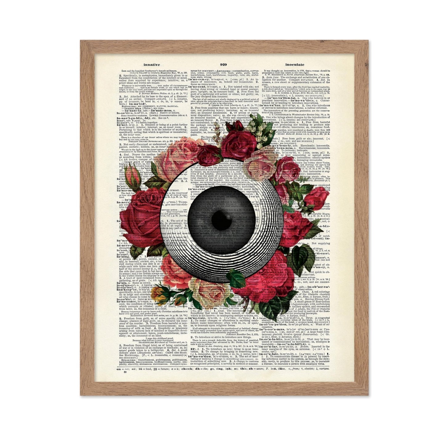 Flowers and Anatomical Eye